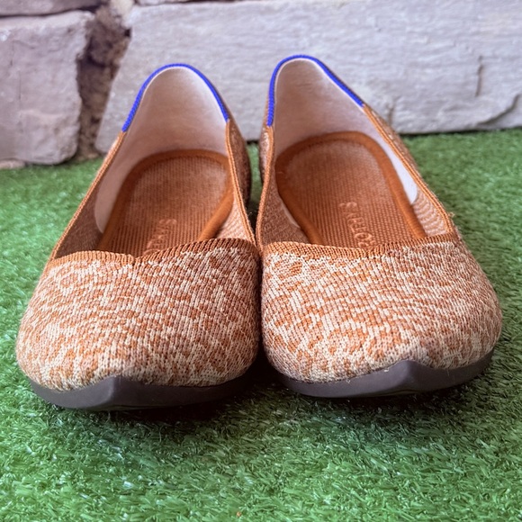 Rothy's The Point Flat Driftwood Spot Pattern Women’s Ballet Shoes - Picture 5 of 11